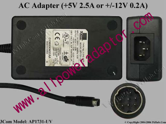 3Com AP1731-UV AC Adapter- Laptop .