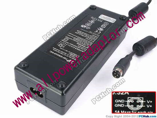 FSP Group Inc FSP120-AACA AC Adapter- Laptop 19V 6.32A, 4-Pin, 2-Prong