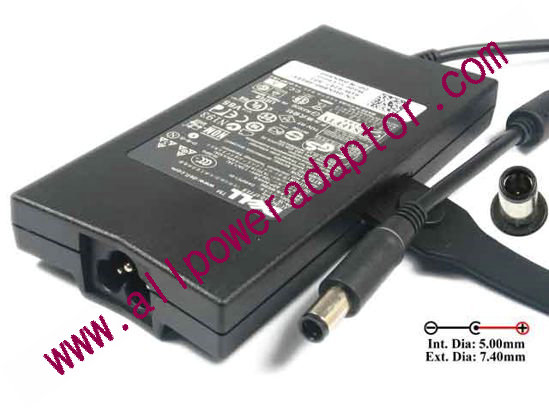 Dell Common Item (Dell) AC Adapter - NEW Original 19.5V 4.62A, 7.4/5.0mm With Pin, 3-Prong, Thin, Ne