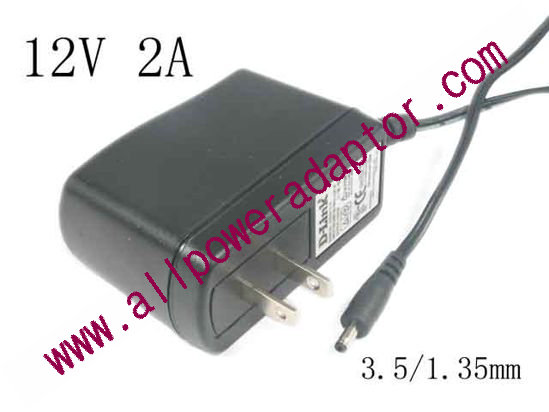D-Link AG2412-B AC Adapter - NEW Original 12V 2A, 3.5/1.35mm, US 2-Pin, New