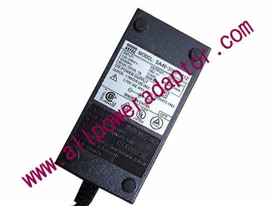 ASTEC SA40-3100-1412 AC Adapter- Laptop 19V 3.42A, 5.5/2.5mm, 2-Prong
