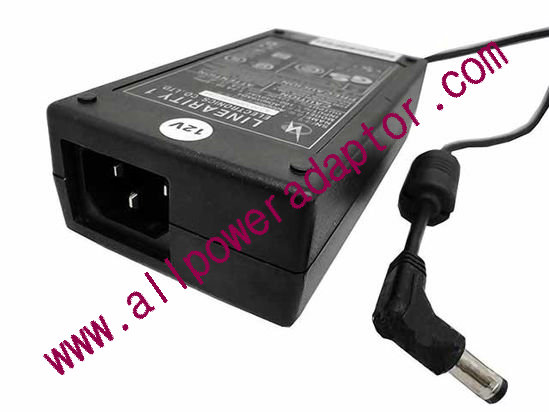 Linearity LAD6019AB4 AC Adapter - NEW Original 12V 3.5A, 5.5/2.1mm, C14, New
