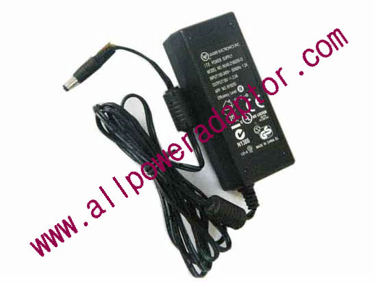 LEI / Leader NU40-2180200-I3 AC Adapter- Laptop 18V 2A, 4.8/1.7mm, 2-Prong