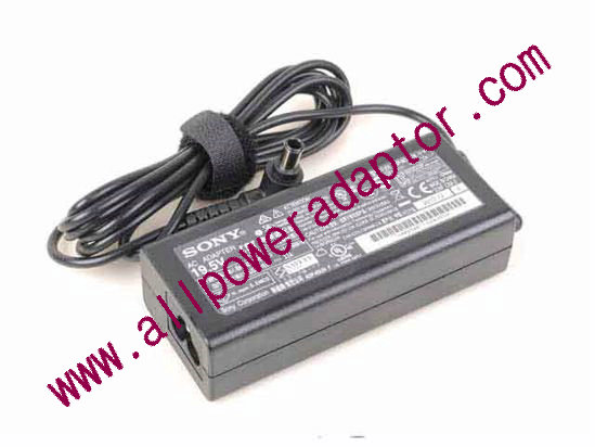 Sony AC Adapter 19.5V 3.3A, 6.0/4.3mm W/Pin, 3-Prong