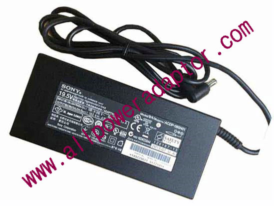 Sony AC Adapter 19.5V 4.35A, 6.5/4.3mm W/Pin, 2-Prong