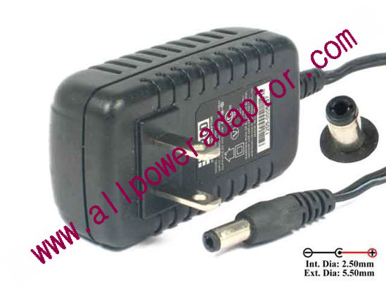 AOK OEM Power AC Adapter 5V-12V 5V 2A, 5.5/2.5mm, US 2-Pin Plug, New