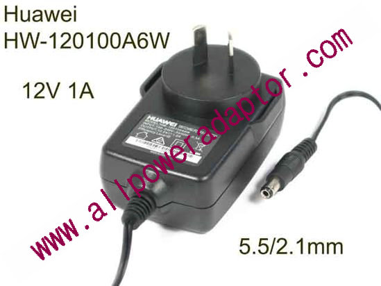 Huawei HW-120100A6W AC Adapter 5V-12V 12V 1A, Barrel 5.5/2.1mm, AU 2-Pin Plug, New