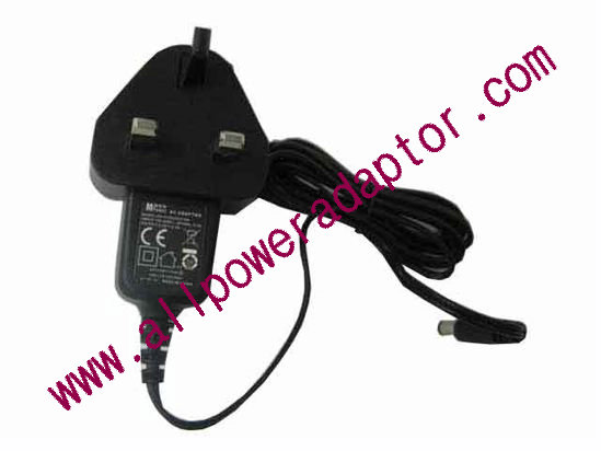 Mass Power SEF0500200G1BA AC Adapter 5V-12V 5V 2A, 5.5/2.1mm, UK 3P Plug, New