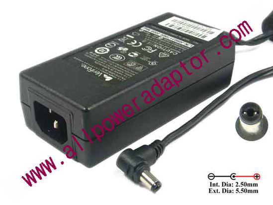 VeriFone CPS10936-3S-R AC Adapter 5V-12V 9V 4A, 5.5/2.5mm, C14,