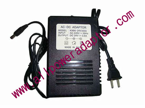 OEM Power AC Adapter - Compatible KX66-24V3000, 24V 3A 5.5/2.1mm, New