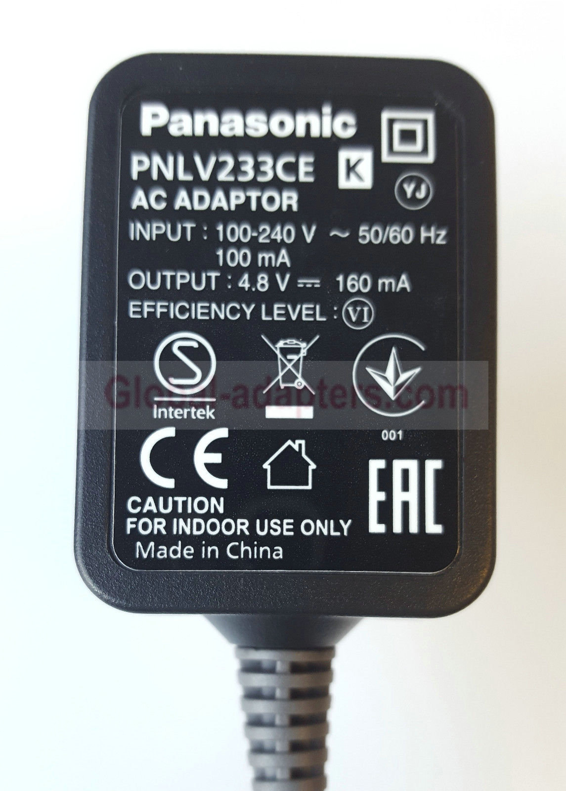 *Brand NEW*4.8V 0.16A Panasonic PNLV233CE Ac Adapter