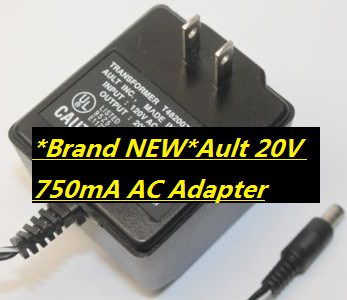 *Brand NEW*Ault T48200750A020C Class 2 Transformer 20V 750mA AC Adapter