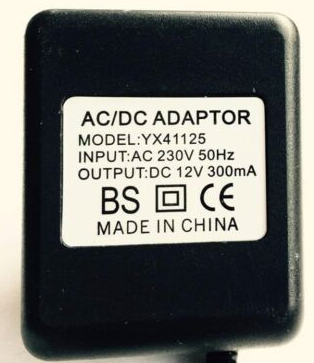 NEW 12V 300mA Yx41125 Ac/Dc Adapter