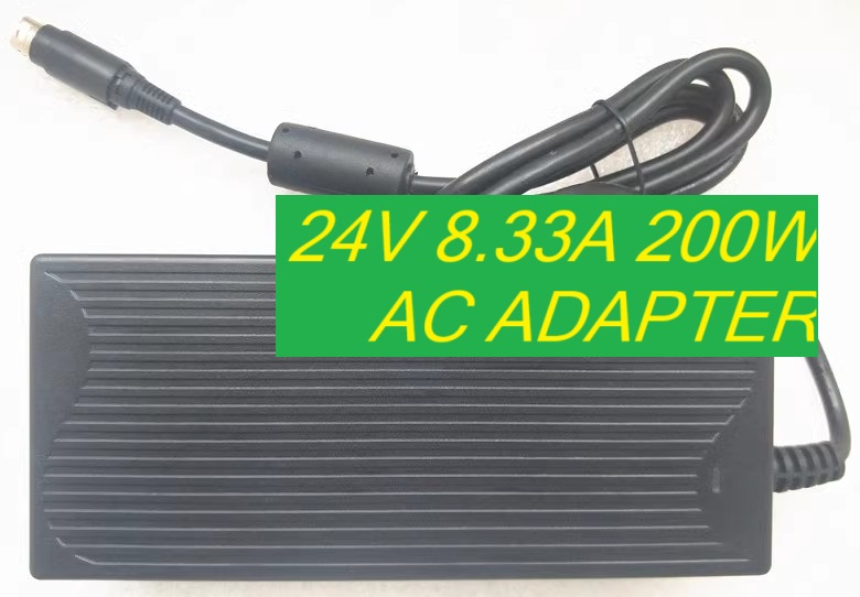 *Brand NEW*4pin 24V 8.33A 200W AC ADAPTER EDAC EA12101M-240 FTB-500-QTR Power Supply