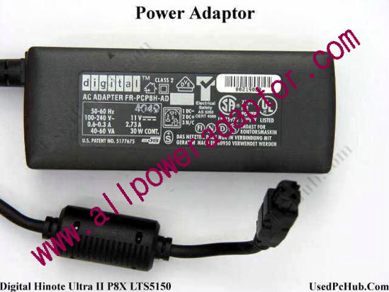 Digital HiNote Ultra II P8X LTS5150 AC Adapter- Laptop