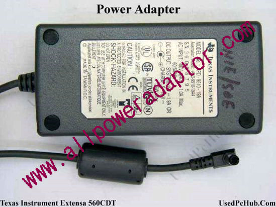 Texas Instruments Extensa 560CDT AC Adapter