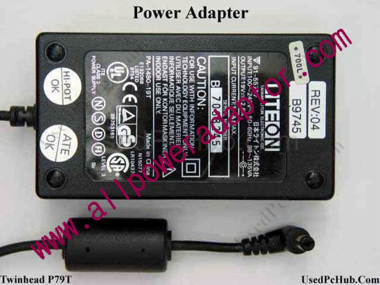 Twinhead Slimnote TX233TZ AC Adapter