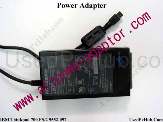 IBM Thinkpad 700 P/S2 9552-097 AC Adapter- Laptop