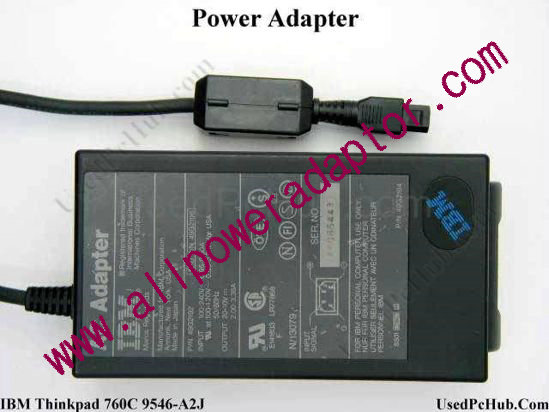 IBM Thinkpad 760 Series AC Adapter- Laptop