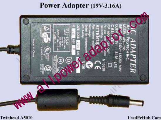 Twinhead Efio!5080PTK AC Adapter