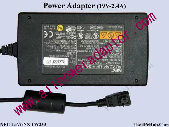 NEC LavieLN XW233 AC Adapter