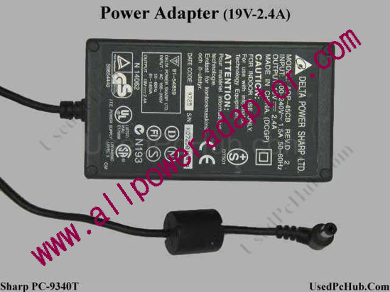 Sharp PC-9340T AC Adapter