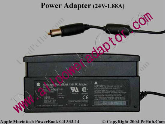 Apple Common Item (Apple) AC Adapter- Laptop M4896 (APS-76)