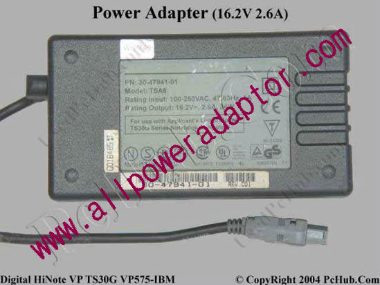 Digital HiNote VP TS30G VP575-IBM AC Adapter- Laptop