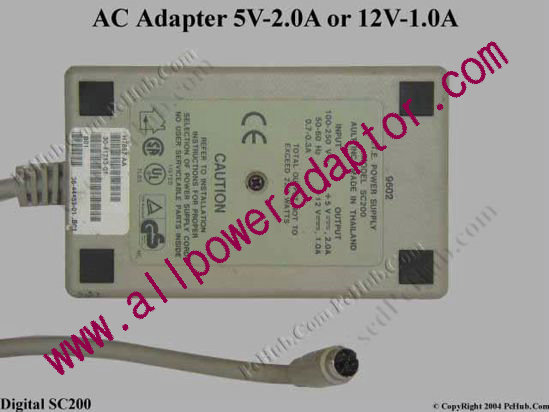 Digital Common Item (Digital) AC Adapter- Laptop SC200 - Click Image to Close