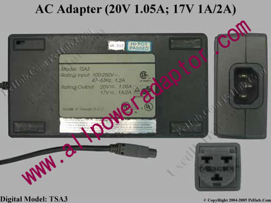 Digital Common Item (Digital) AC Adapter- Laptop TSA3
