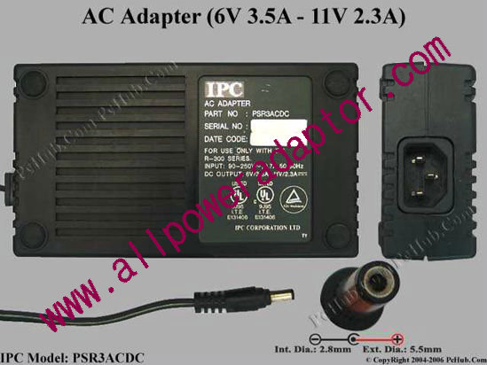 IPC AC Adapter- Laptop PSR3ACDC