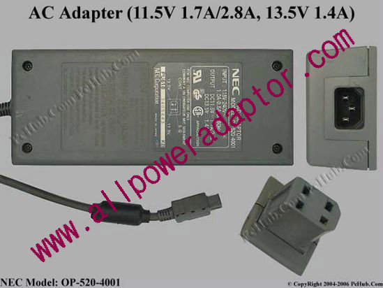 NEC AC Adapter OP-520-4001 - Click Image to Close