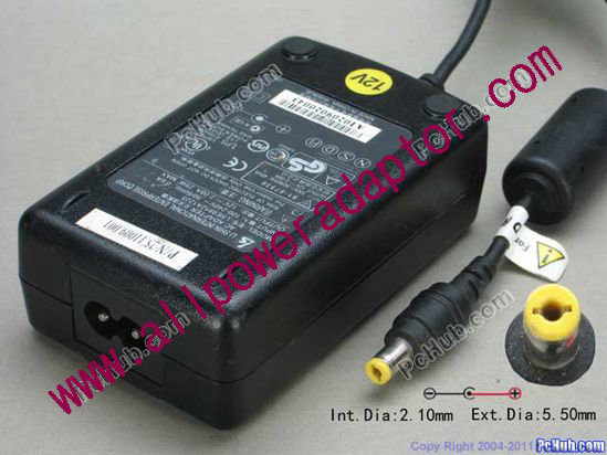 Li Shin LSE9912A1225 AC Adapter 12V 2.08A, Tip B, (2-prong)