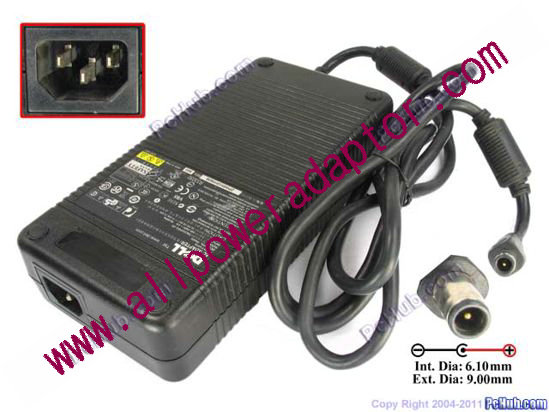 Dell Common Item (Dell) AC Adapter- Laptop 19.5V 11.8A, 9.0/6.1mm With Pin, C14
