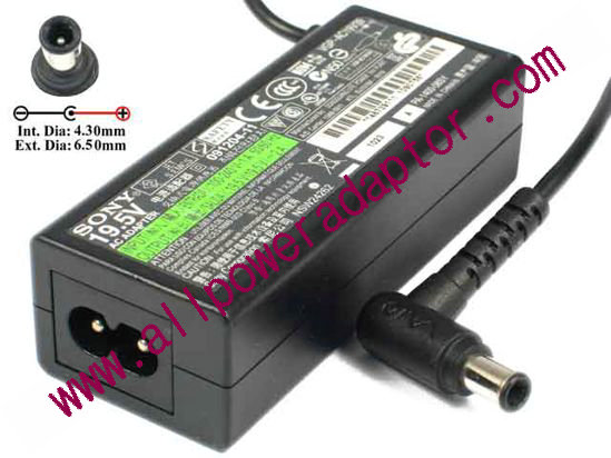 Sony Vaio VPCM Series AC Adapter 148739111, 19.5V 2A, Tip E,2 Prong