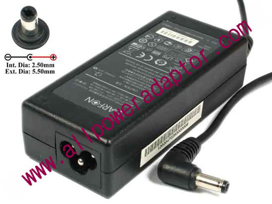 Other Brands DARFON AC Adapter 20V 3.25A, 5.5/2.5mm, 3-Prong