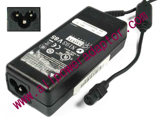 Delta Electronics ADP-65HB BB AC Adapter- Laptop 19V 3.42A, 2-pin, 3-Prong