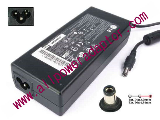 LG AC Adapter- Laptop 19.5V 6.15A, 6.3/3.0mm, 3-Prong