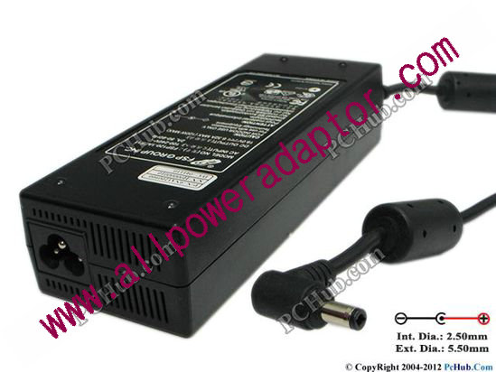 FSP Group Inc FSP120-1ADE11 AC Adapter- Laptop 19V 6.32A, 5.5/2.5mm, 3-Prong