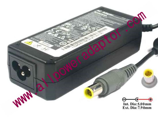 Lenovo Thinkpad X200 Series AC Adapter - NEW Original 20V 3.25A 7.9/5.5mm With Pin, 3 Prong, New