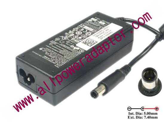 Dell Common Item (Dell) AC Adapter - NEW Original 19.5V 3.34A, 7.4/5.0mm With Pin, 3-Prong, New