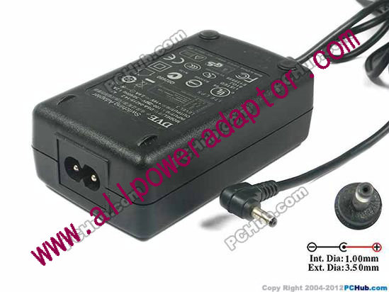 DVE DSA-0421S-14 AC Adapter 13V-19V 16V 2.6A,3.5/1.0mm, 2-Prong