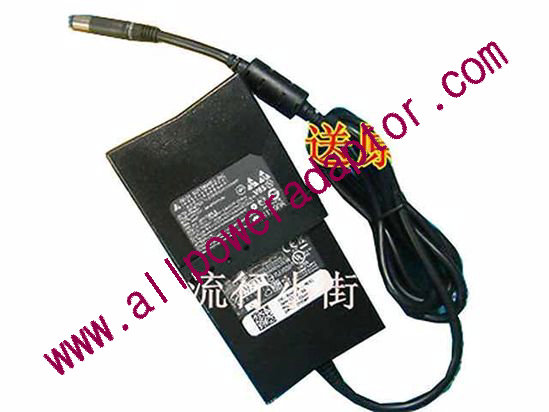 Dell Precision M6500 AC Adapter - NEW Original 19.5V 9.23A, 7.4/5.0mm With Pin, 3-Prong, New