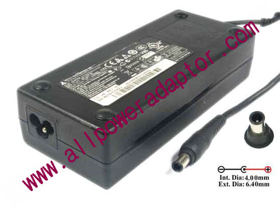Delta Electronics ADP-120ZB BB AC Adapter- Laptop 19V 6.32A, 6.4/4.0mm With Pin, 3-Prong
