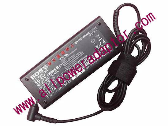 Sony Vaio E14 Series AC Adapter - NEW Original 19.5V 4.7A, 6.0/4.3mm, 3-Prong, New