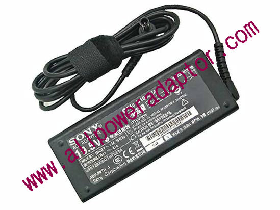 Sony Vaio SVE14A28CC AC Adapter - NEW Original 19.5V 4.7A, 6.0/4.3mm With Pin, 2-Prong, New