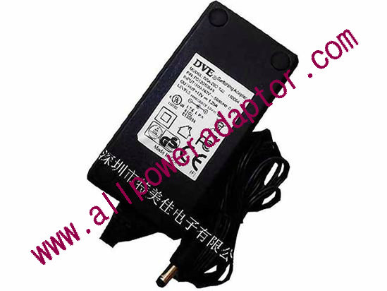 DVE DSA-200-122 AC Adapter - NEW Original 12V 1.25A, 5.5/2.5mm, 2-Prong