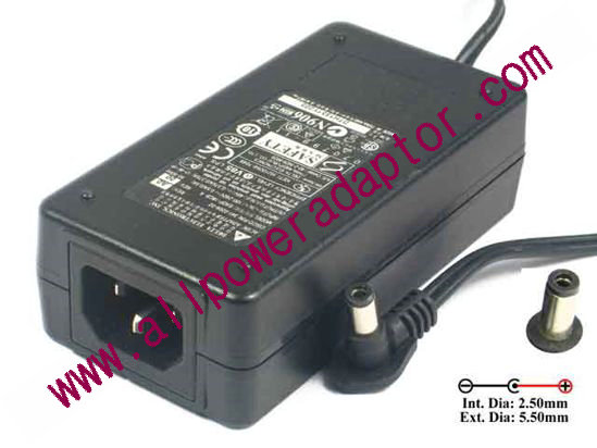 Cisco 341-0206-02 AC Adapter- Laptop 48V 0.375A, Barrel 5.5/2.5mm, IEC C14