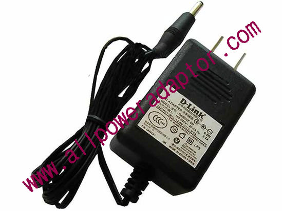 D-Link SA1006F AC Adapter - NEW Original 12V 0.5A, 3.5/1.3mm, US 2-Pin, New - Click Image to Close