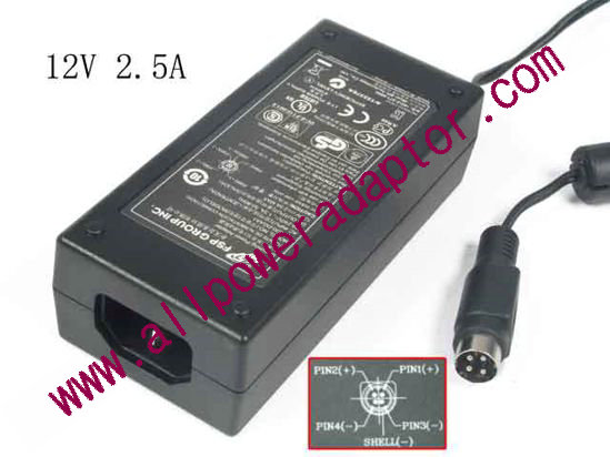 FSP Group Inc FSP030-DGAA1 AC Adapter - NEW Original 12V 2.5A, 4-Pin, P1